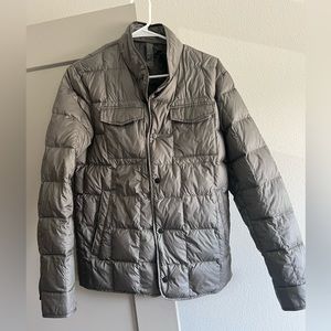 Quilted down jacket massimo dutti
